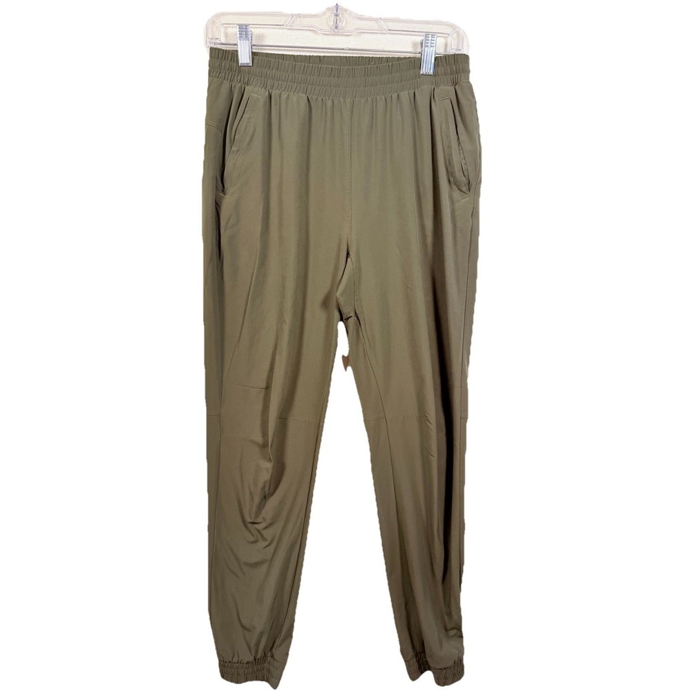 All in Motion,Kids size 16, Joggers,Olive Green, Elastic Waist Zipper Pockets - Picture 1 of 11